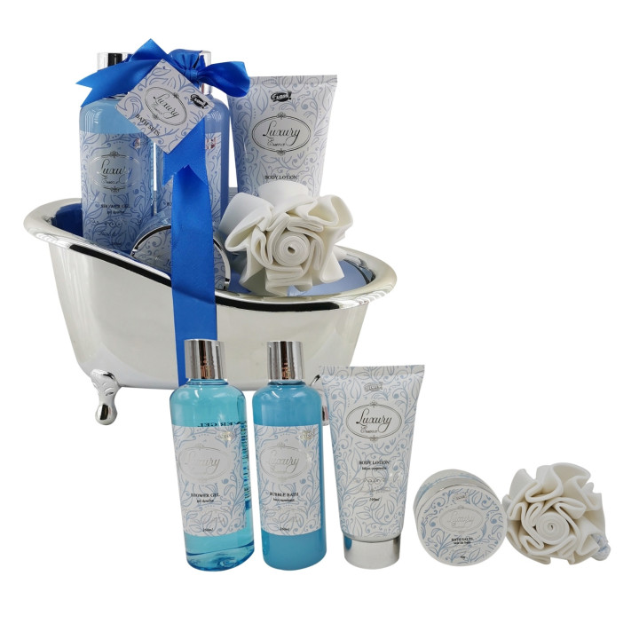 Coffret de bain & soins beauté- Muscs et Fleurs blanches- Idée cadeau