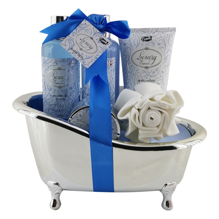 Coffret de bain & soins beauté- Muscs et Fleurs blanches- Idée cadeau