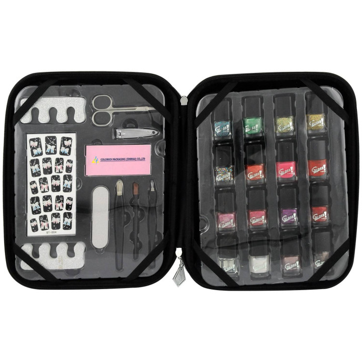 Set de manucure - Collection Shopa Beauty - Croco Brown
