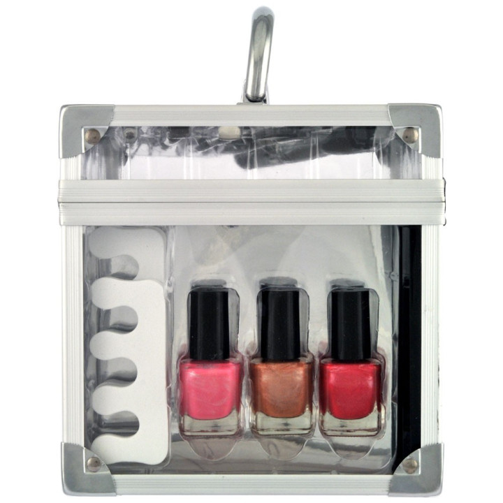 Mallette de maquillage City beauty Case gris - 36pcs