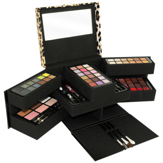 Mallette de maquillage visage et lèvres 87 Pcs - Idée cadeau femme