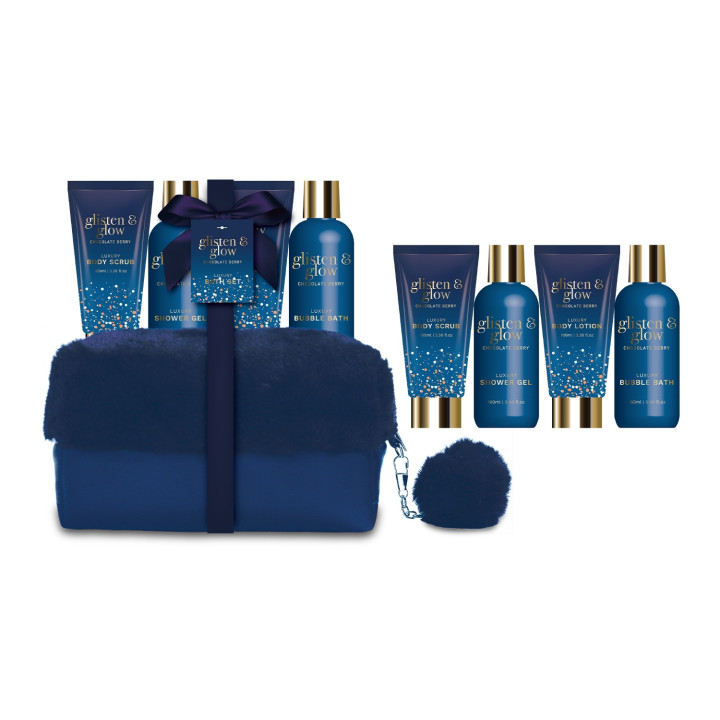Coffret de bain au parfum délicat vanille tilleul - 4pcs
