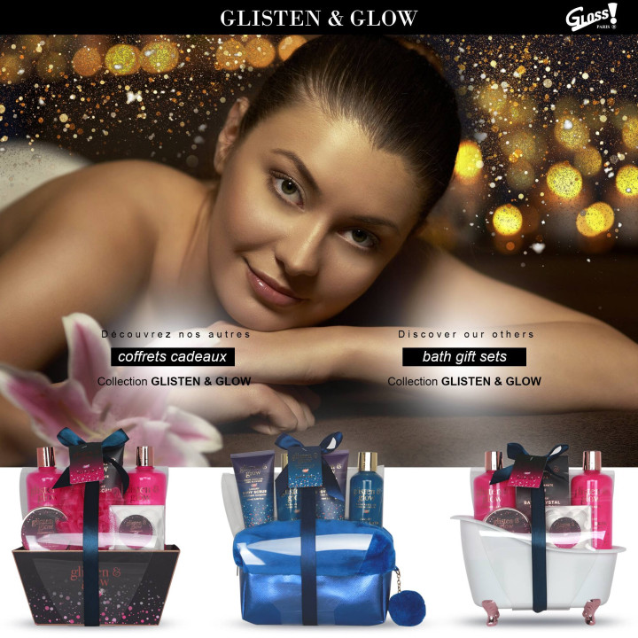 Coffret de bain au parfum fruité de grenade - 4pcs