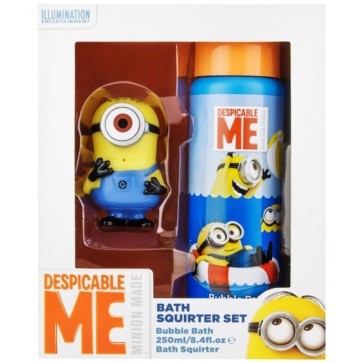 Minions Coffret enfant avec bain moussant et jouet - 2pcs