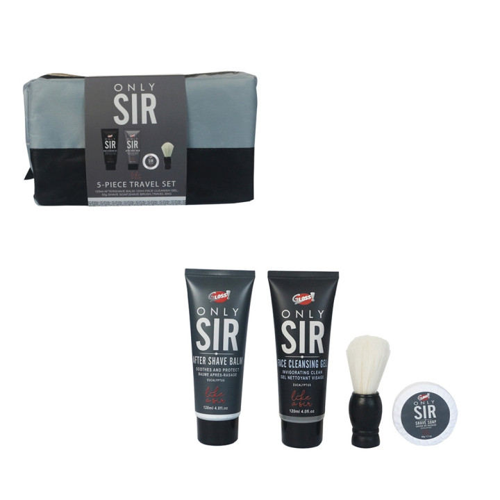 Coffret de rasage au doux parfum eucalyptus - 4pcs