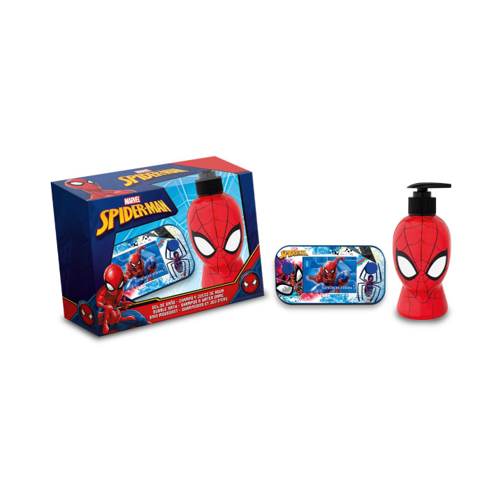 Spiderman - Coffret Cadeau de Bain avec 1 Jouet Inclus - 2pcs