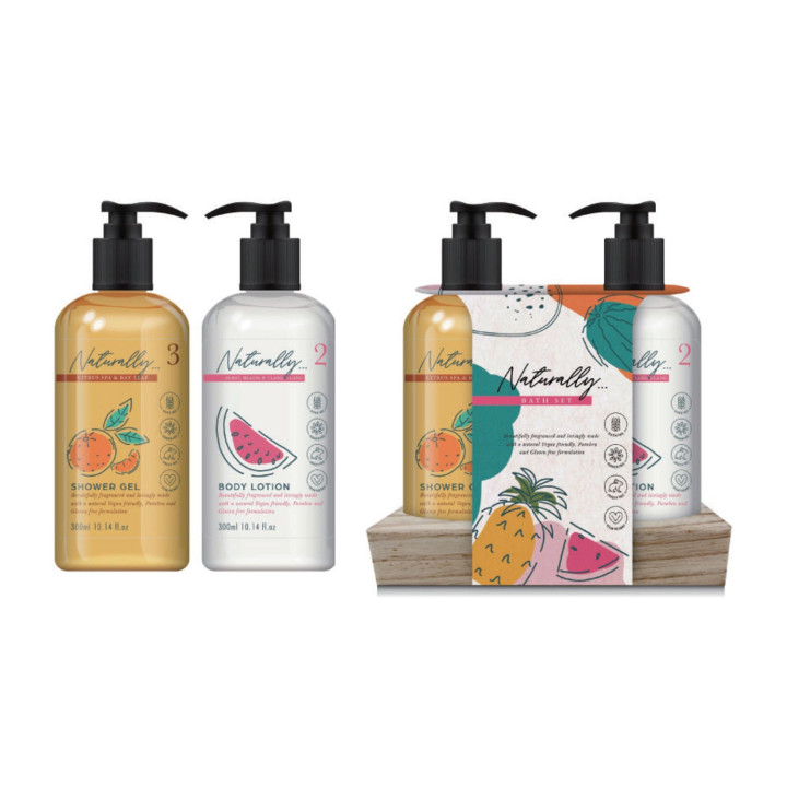 Naturally - Plateau de Bain Bois - 2pcs