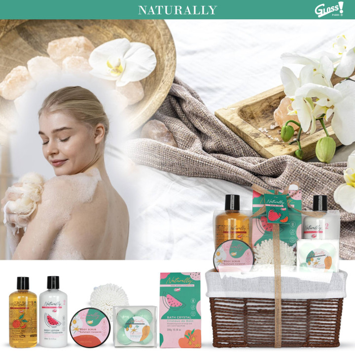 Coffret de bain au parfum des baies - 9pcs