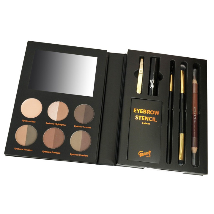 Palette de maquillage spéciale Fards à paupières smoky & Sourcils
