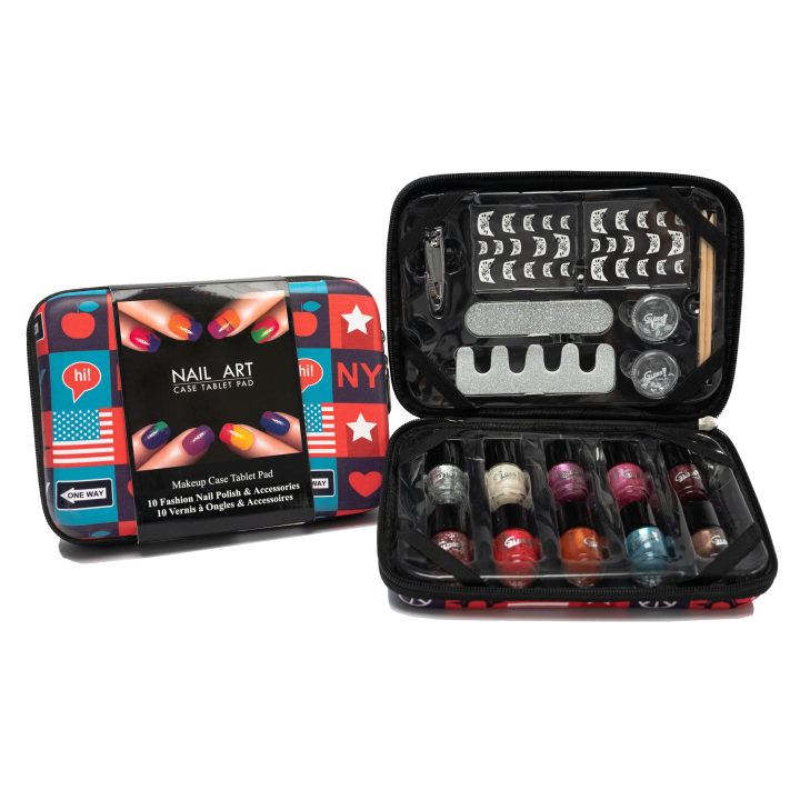 Coffret beauté pour femme - Pochette de manucure NY avec 10 vernis