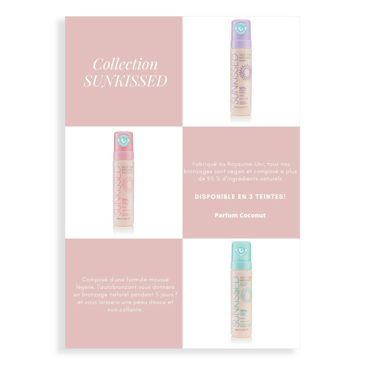 SUNKISSED Mousse Autobronzante Dark
