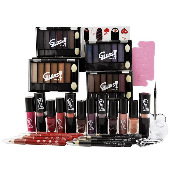 Mallette de maquillage Essential noir - 44pcs